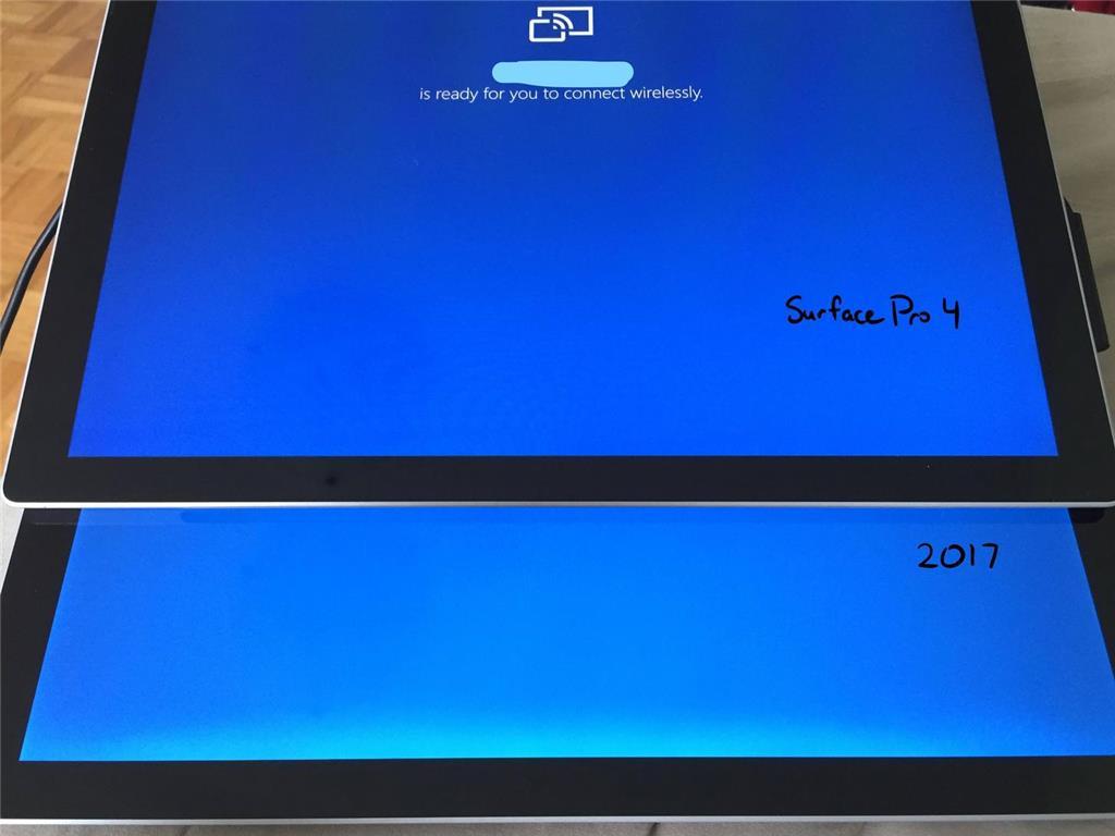Surface Pro 4 and Surface Pro (2017) Backlight Bleeding Issue