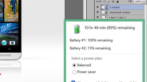 Surface Power Cover battery indicator